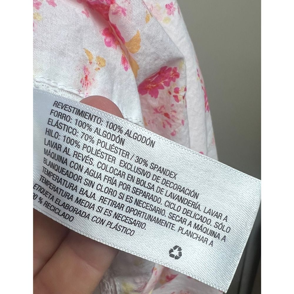 LoveShackFancy x Target Cosette Smocked Pink Floral Dress Sz. M - Picture 8 of 9